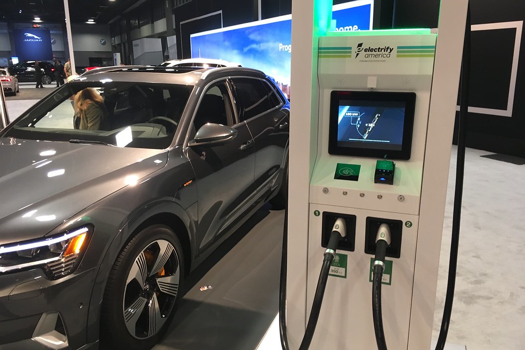 EV fast-charging station