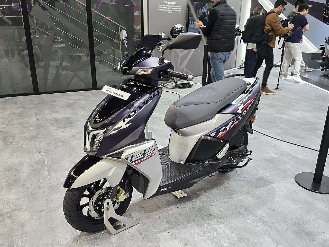 TVS Ntorq 150 green colour